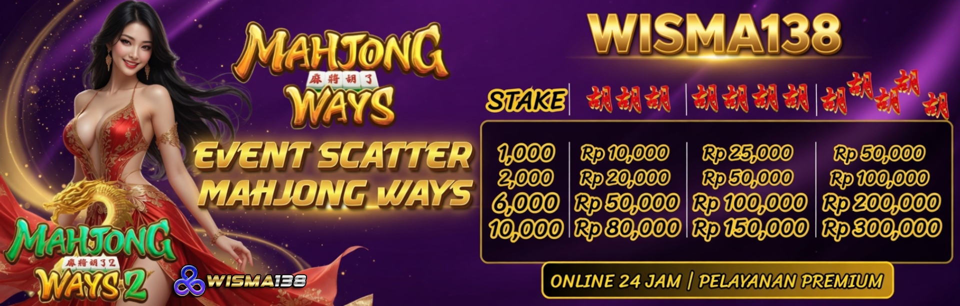 EVENT SCATTER MAHJONG WISMA138